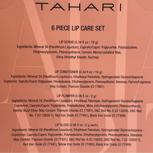 🆕 Tahari Lip Plumper Care and Gloss -  Set of 6 🆕 - Picture 4 of 4